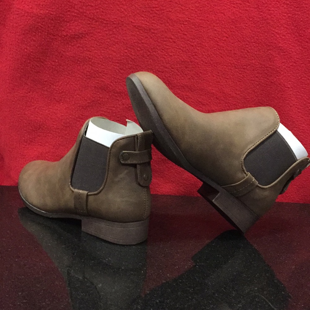 MADDEN GIRL DRAFT COGNAC ANKLE- BOOTS - Picture 4 of 4